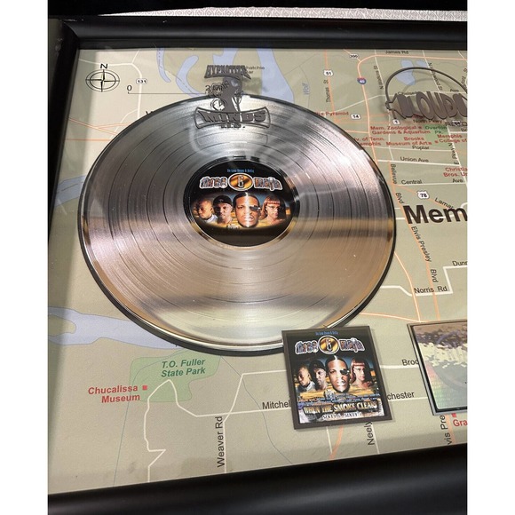 Three 6 Mafia Project Pat RIAA Platinum Gold Plaque Award Rap Juicy J DJ Paul - Picture 11 of 16